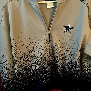 Dallas Cowboys Reebok hooded zip up sport jacket